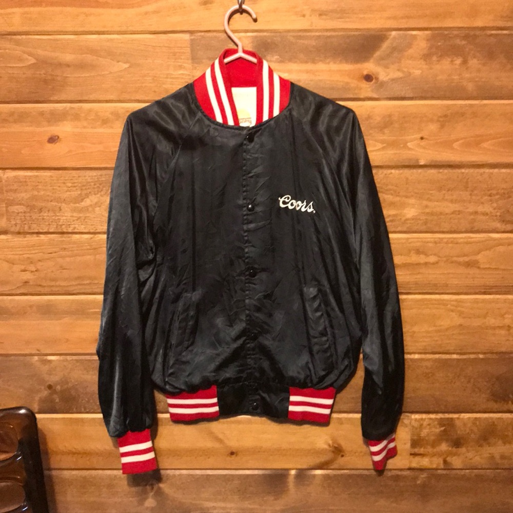 Vintage Coors Light Satin Jacket